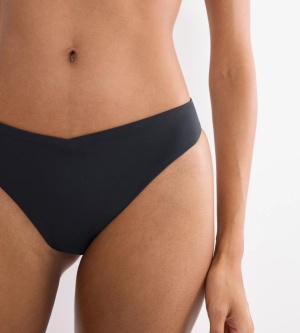 Slip de baie brazilian, Triumph Summer Twist Negru - Img 3