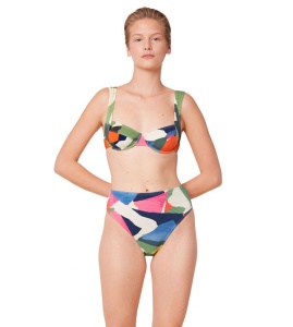 Slip de baie cu talie înaltă, Triumph Summer Expression Highwaist brief - Img 6