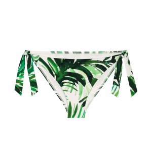 Slip de baie talie medie, reglabil, Triumph Summer Palm, Verde - Img 5