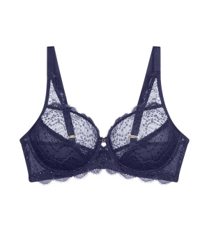Sutien cu armătură, Triumph Amourette Sparkle W Bleumarin - Img 5