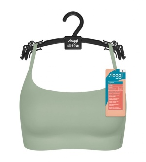 Sutien cu burete detașabil, Sloggi ZERO Feel 2.0 Ultra Bra Verde - Img 11