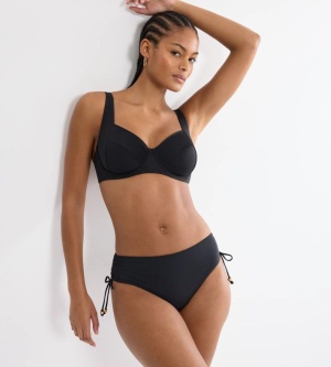 Sutien de baie minimizer, trisegmentat, Triumph Summer Twist W 01 Negru - Img 4