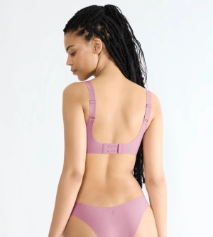 Sutien fără armătură, Sloggi ZERO Feel 2.0 Soft bra Roz - Img 2