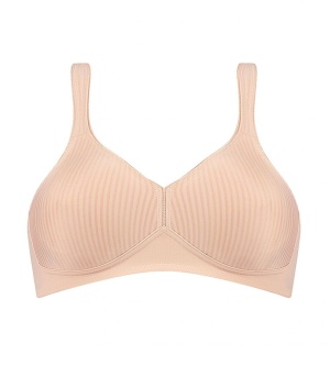Sutien fără armătură, Triumph Modern Soft+Cotton N Bej - Img 12
