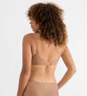 Sutien push-up cu burete detașabil, fără armătură, Sloggi ZERO Feel 2.0 THE UP P Bra Nud - Img 2