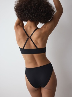 Sutien push-up cu închidere frontală Triumph Pure Micro WHUF Negru - Img 8