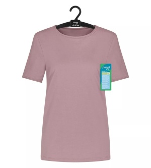 Tricou damă Sloggi EVER EASE din bumbac organic, Sloggi EVER Ease T-Shirt Roz - Img 6