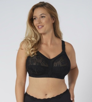 Triumph Doreen, Sutien fără armătură pentru bust generos, bestseller mondial, Negru - Img 6