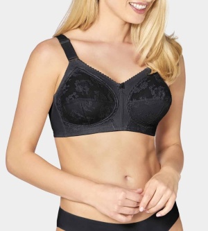 Triumph Doreen, Sutien fără armătură pentru bust generos, bestseller mondial, Negru - Img 8