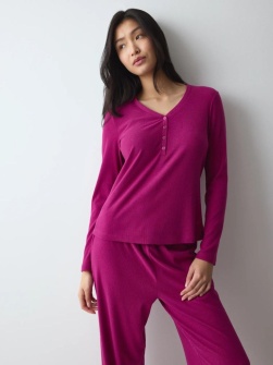 Bluză damă cu mânecă lungă din material moale, Triumph Mix & Match LSL Top Soft