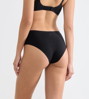 Boxer invizibil, Sloggi ZERO Feel Pure Hipster Negru - Img 2