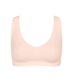 Bustieră invizibilă, fără cusături, Sloggi ZERO Feel 2.0 Bralette Roz - Img 5