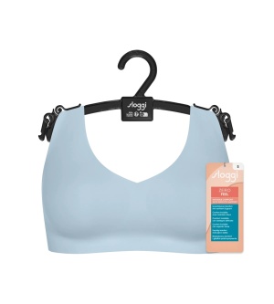 Bustieră invizibilă, fără cusături, Sloggi ZERO Feel 2.0 Bralette Albastru - Img 7