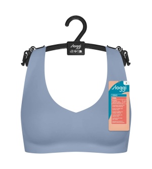 Bustieră invizibilă, Sloggi ZERO Feel 2.0 Bralette Albastru - Img 7