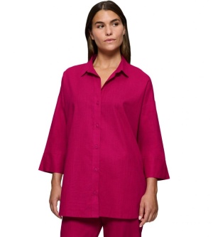 Cămașă casual cu croială oversized, vaporoasă din bumbac Triumph Summer Wear Boyfriend Shirt - Img 8