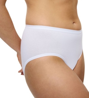 Chilot bumbac cu talie medie, Triumph Sense Of Cotton Midi - Img 9