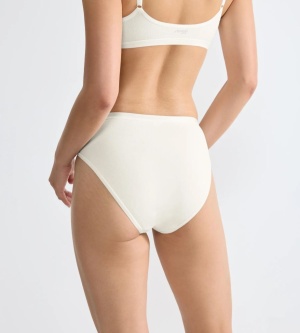 Chilot damă clasic din bumbac organic, Sloggi GO Daily Cotton Tai Crem - Img 2