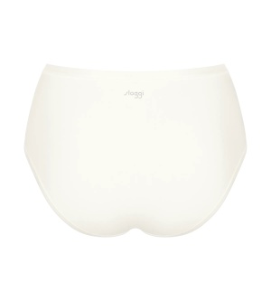 Chilot damă midi din bumbac organic, Sloggi GO Daily Cotton Midi Crem - Img 6