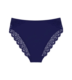 Chilot delicat cu dantelă, Triumph Amourette Tai Bleumarin - Img 5