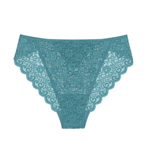 Chilot din dantelă răscroit, Triumph Amourette Highleg Tai - Img 5