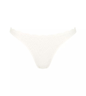 Chilot invizibil din dantelă, fără cusături, Sloggi ZERO Feel Bliss String Crem - Img 5