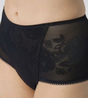Chilot modelator, talie înaltă, cu design elegant, Triumph Wild Rose Sensation Maxi Negru - Img 8