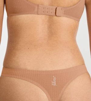 Chilot string invizibil din modal, Sloggi ZERO Feel Pure String Nud - Img 3