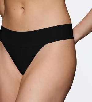 Chilot tanga, Triumph Body Make-Up Illusion String Negru - Img 3