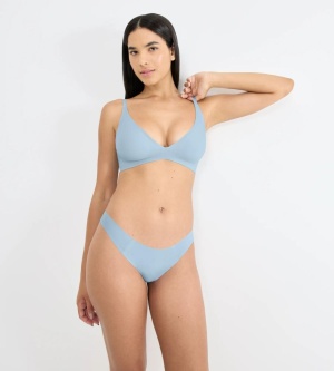 Chiloți tanga invizibili, Sloggi ZERO Feel 2.0 Tiny tanga Albastru - Img 4