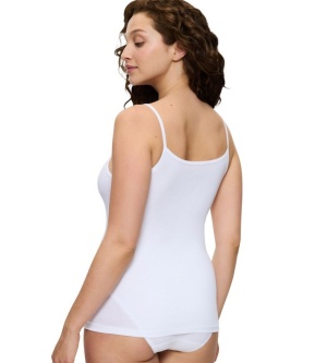 Maieu fin din bumbac, Triumph Sense Of Cotton Spaghetti Top - Img 7