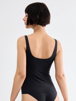 Maiou fără cusături din modal, Sloggi ZERO Feel Pure Tank Top Negru - Img 2