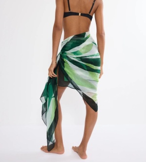 Pareo de plajă, Triumph Beach MyWear, mărime Uni - Verde - Img 4