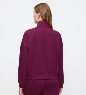 Pulover oversize cu fermoar pentru damă, Triumph MyWear Lounge Sweater  - Img 2