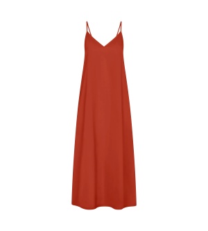 Rochie lungă cu croială relaxată, Triumph Summer Satin Dress Portocaliu - Img 5