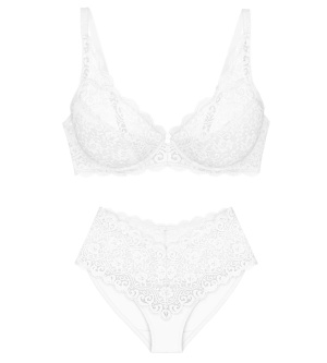 Set lenjerie, Triumph Amourette W + Maxi Alb