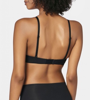 Sutien buretat cu bretele detașabile, Triumph Lovely Micro WHPM Negru - Img 6