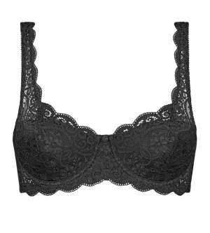 Sutien buretat cu dantelă, Triumph Amourette 300 WHP Negru - Img 3