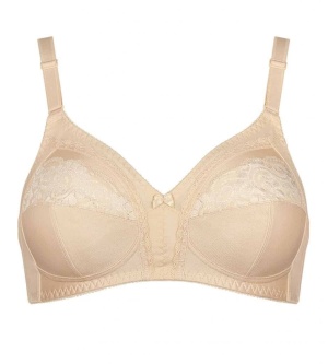 Sutien clasic, fără armătură, Triumph Claudette 104 N Bej - Img 5