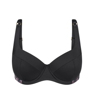 Sutien de baie cu armătură minimizer, Triumph Summer Tropics WP 01, Negru - Img 5