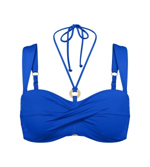 Sutien de baie cu bretele detașabile, Triumph Summer Twist DP Albastru - Img 5