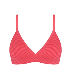 Sutien push-up invizibil, Sloggi ZERO Feel Air THE UP Push Up Coral - Img 5