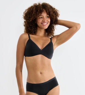 Sutien push-up invizibil, Sloggi ZERO Feel Air THE UP Push Up Negru