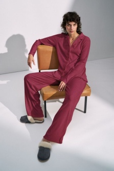 Bluză cu mânecă lungă Triumph Mix & Match LSL Top BF Soft Bordo - Img 5