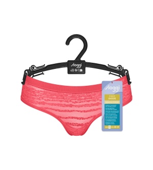 Boxeri din dantelă, Sloggi FREE Evolve Hipster Lace Coral - Img 7