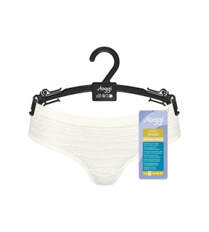Boxeri din dantelă, Sloggi FREE Evolve Hipster Lace Crem - Img 7