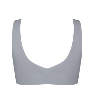 Bustieră invizibilă, fără cusături, Sloggi ZERO Feel 2.0 Bralette Gri - Img 6