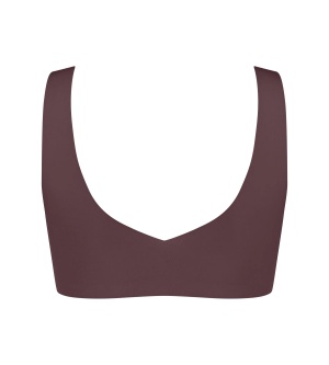 Bustieră invizibilă, fără cusături, Sloggi ZERO Feel 2.0 Bralette Mov - Img 6