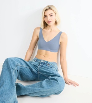 Bustieră invizibilă, Sloggi ZERO Feel 2.0 Bralette Albastru - Img 4