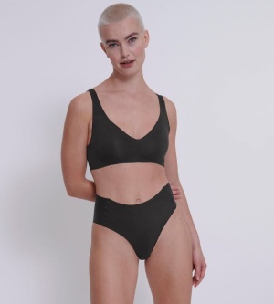 Bustieră invizibilă, Sloggi ZERO Feel 2.0 Bralette Negru - Img 10