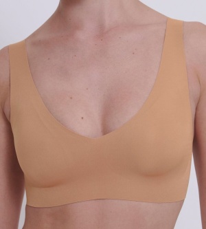 Bustieră invizibilă, Sloggi ZERO Feel 2.0 Bralette Nud - Img 4